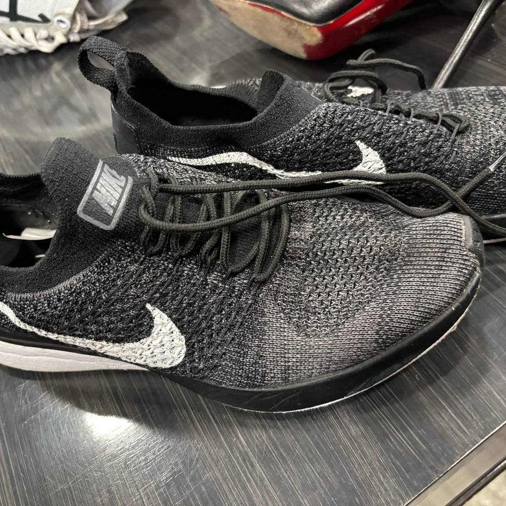 Nike Black and White Flyknit Sneakers